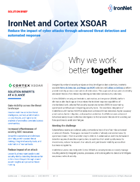 IronNet-Integrations Sales Sheet XSOAR