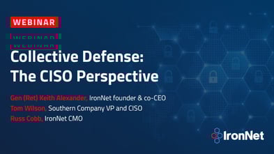 Webinar Title Collective Defense: The CISO Perspective