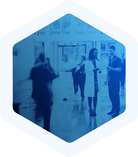 IronNet-Case Study-ITC Secure Healthcare workers in lobby