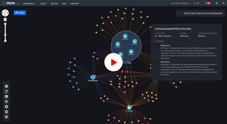 IronNet-IronDome-Dashboard Video
